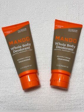 NEW Mando Whole Body Deodorant Invisible Cream Unscented
